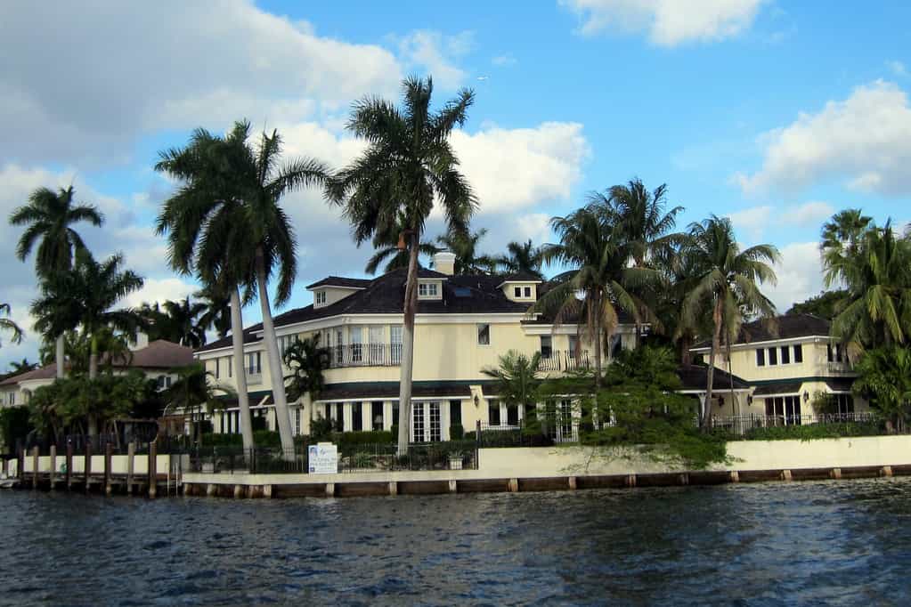Waterfront mansions
